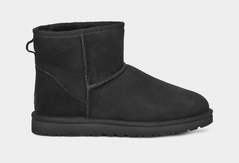 Kozaki Męskie Ugg Klasyczne Mini Czarne | ZWO-386945