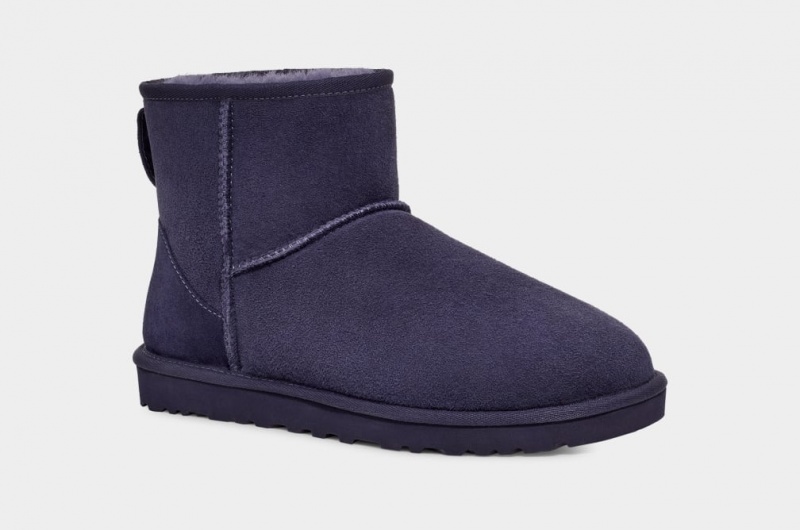 Kozaki Męskie Ugg Klasyczne Mini Niebieskie | JER-019827