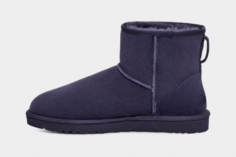 Kozaki Męskie Ugg Klasyczne Mini Niebieskie | JER-019827