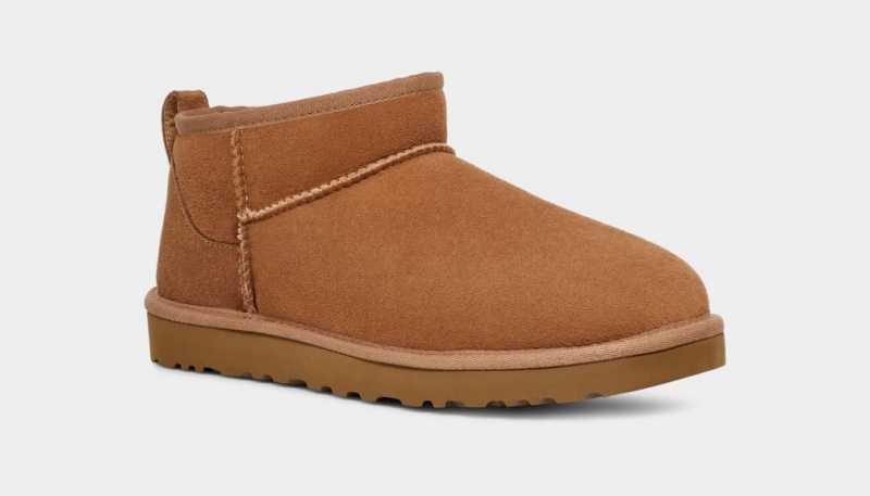 Kozaki Męskie Ugg Klasyczne Ultra Mini Brązowe | SXN-372945