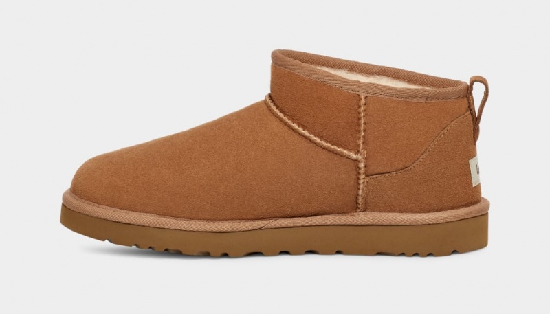 Kozaki Męskie Ugg Klasyczne Ultra Mini Brązowe | SXN-372945