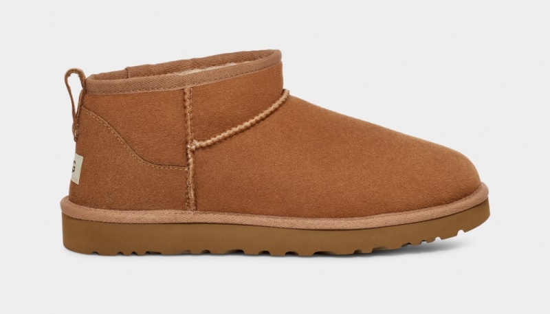 Kozaki Męskie Ugg Klasyczne Ultra Mini Brązowe | SXN-372945