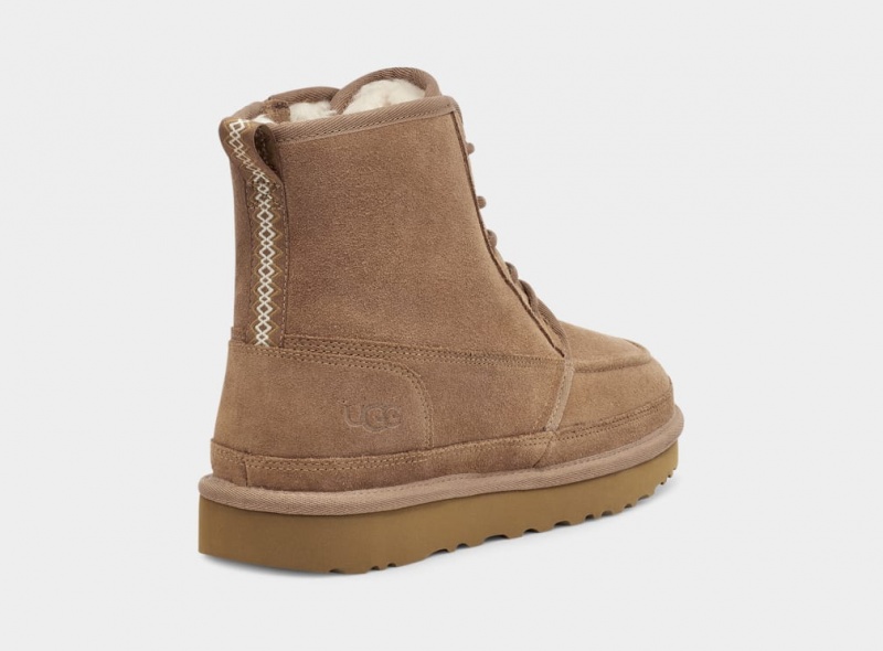 Kozaki Męskie Ugg Neumel High Moc Brązowe | YPL-845936