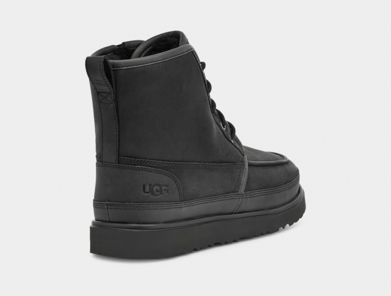 Kozaki Męskie Ugg Neumel High Moc Weather Czarne | MRN-815762