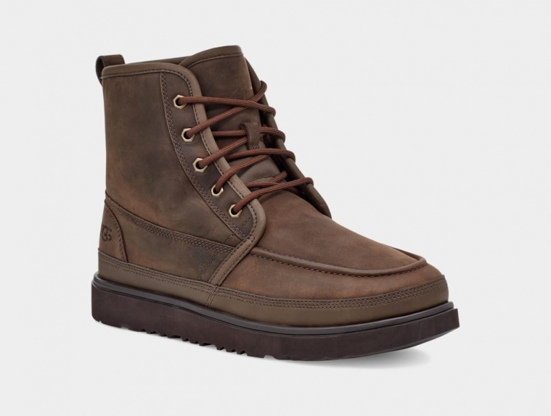 Kozaki Męskie Ugg Neumel High Moc Weather Brązowe | LIE-674580