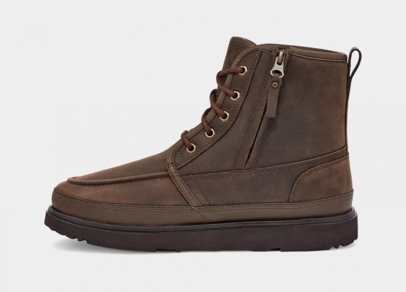 Kozaki Męskie Ugg Neumel High Moc Weather Brązowe | LIE-674580