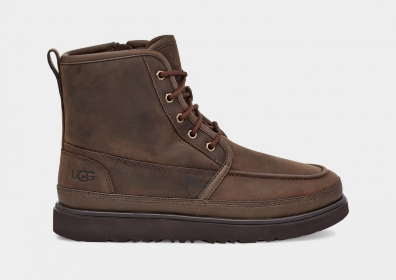 Kozaki Męskie Ugg Neumel High Moc Weather Brązowe | LIE-674580