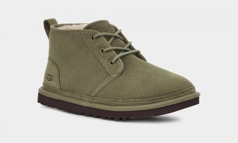 Kozaki Męskie Ugg Neumel Oliwkowe | UNO-925084