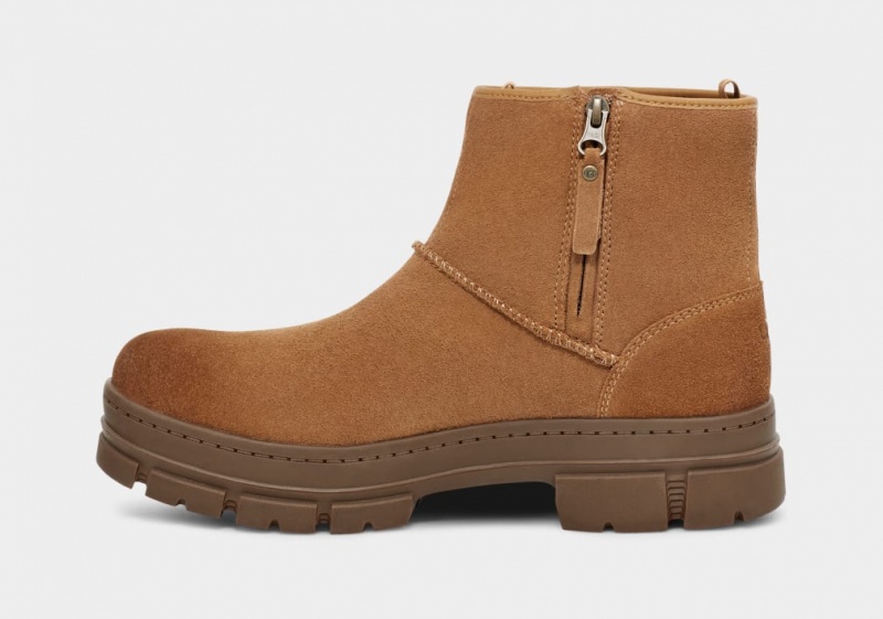 Kozaki Męskie Ugg Skyview Klasyczne Pull-On Zamszowe Brązowe | IKE-540861