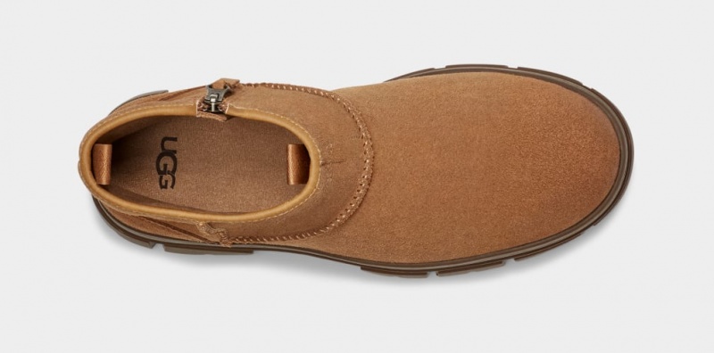 Kozaki Męskie Ugg Skyview Klasyczne Pull-On Zamszowe Brązowe | IKE-540861