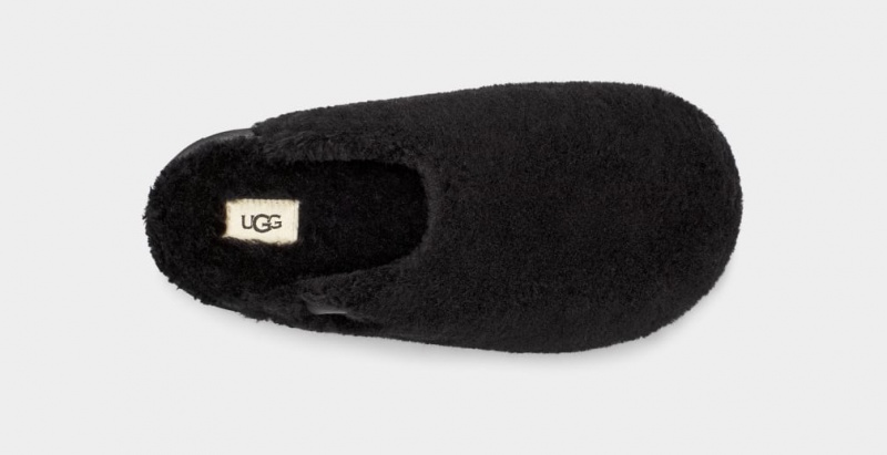 Mokasyny Damskie Ugg Fuzz Sugar Czarne | ZLE-061358