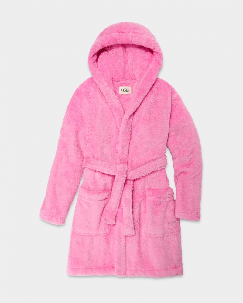 Odzież Na Noc Damskie Ugg Aarti Plush Robe Różowe | XSE-416379