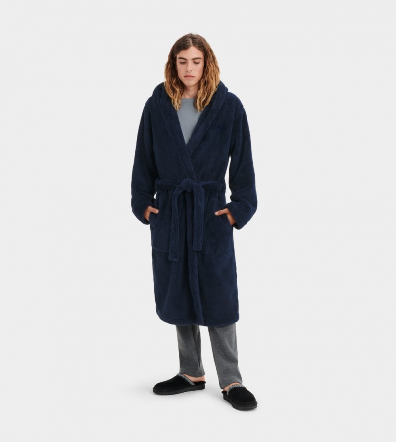 Odzież Na Noc Męskie Ugg Beckett Robe Czarne | ULZ-563274