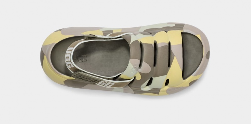 Sandały Damskie Ugg Sportowe Yeah Camopop Zielone | OFQ-276138