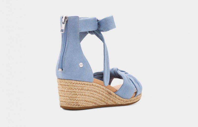 Sandały Damskie Ugg Yarrow Niebieskie | WDO-936017