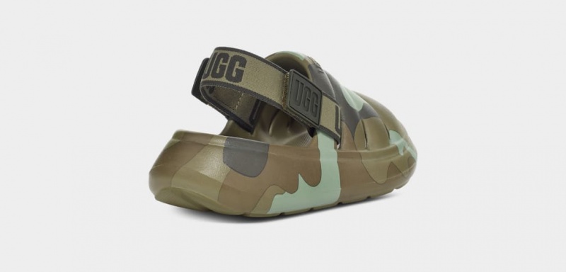 Sandały Dziecięce Ugg Sportowe Yeah Camopop Zielone | YEW-740936