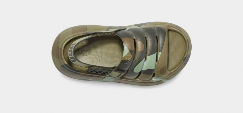 Sandały Dziecięce Ugg Sportowe Yeah Camopop Zielone | YEW-740936