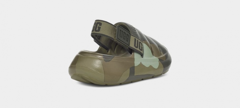 Sandały Dziecięce Ugg Sportowe Yeah Camopop Zielone | LSP-796185