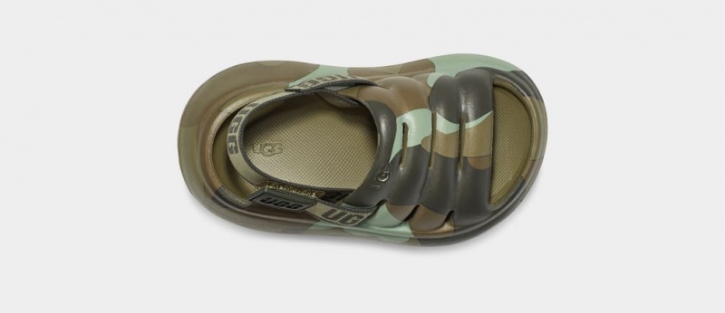 Sandały Dziecięce Ugg Sportowe Yeah Camopop Zielone | LSP-796185