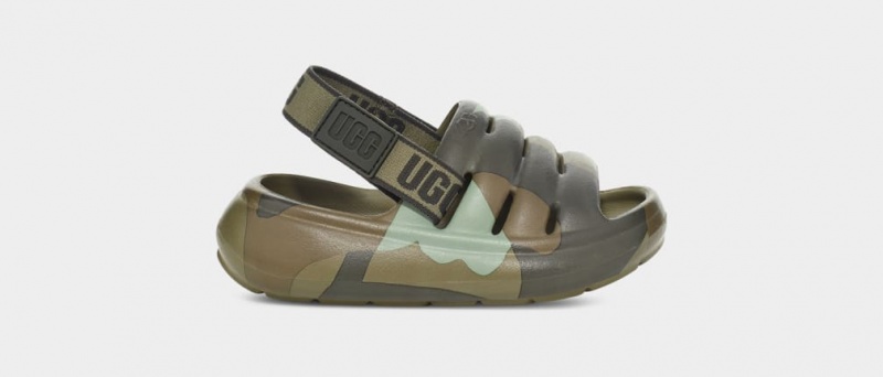 Sandały Dziecięce Ugg Sportowe Yeah Camopop Zielone | LSP-796185