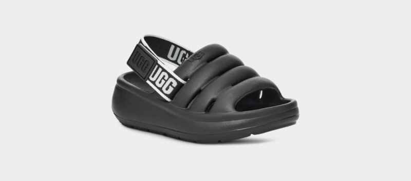 Sandały Dziecięce Ugg Sportowe Yeah Czarne | GRB-619450