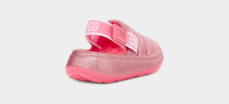 Sandały Dziecięce Ugg Sportowe Yeah Glitter Różowe | PXE-531829