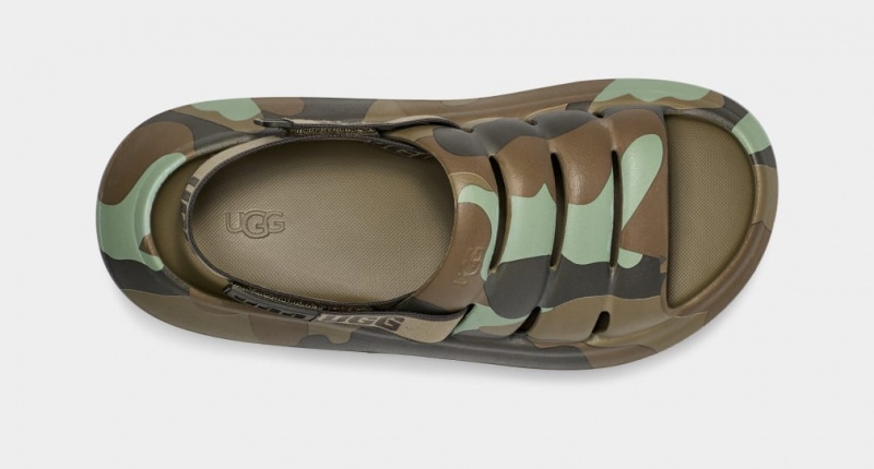 Sandały Męskie Ugg Sportowe Yeah Camopop Zielone | NHZ-263481