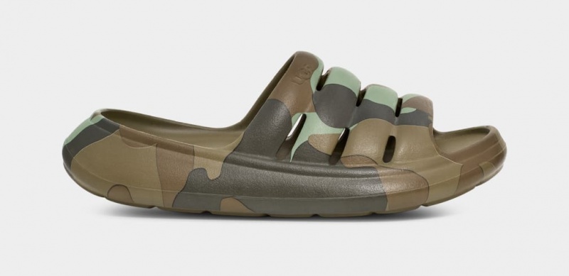 Sandały Męskie Ugg Sportowe Yeah Camopop Zielone | NHZ-263481