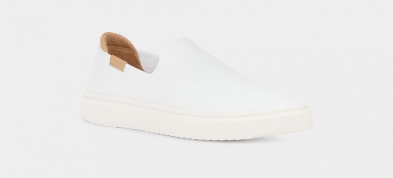 Slip On Damskie Ugg Alameda Sammy Białe | WSX-891250