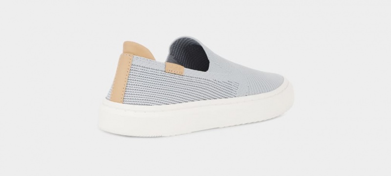 Slip On Damskie Ugg Alameda Sammy Srebrne | ZLD-149867