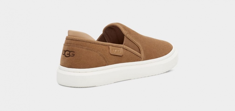 Slip On Damskie Ugg Alameda Zamszowe Brązowe | WQC-813457