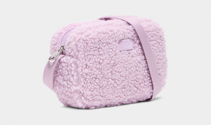 Torba Na Talię Damskie Ugg Janey Ilfluff Lawenda | VDO-702596