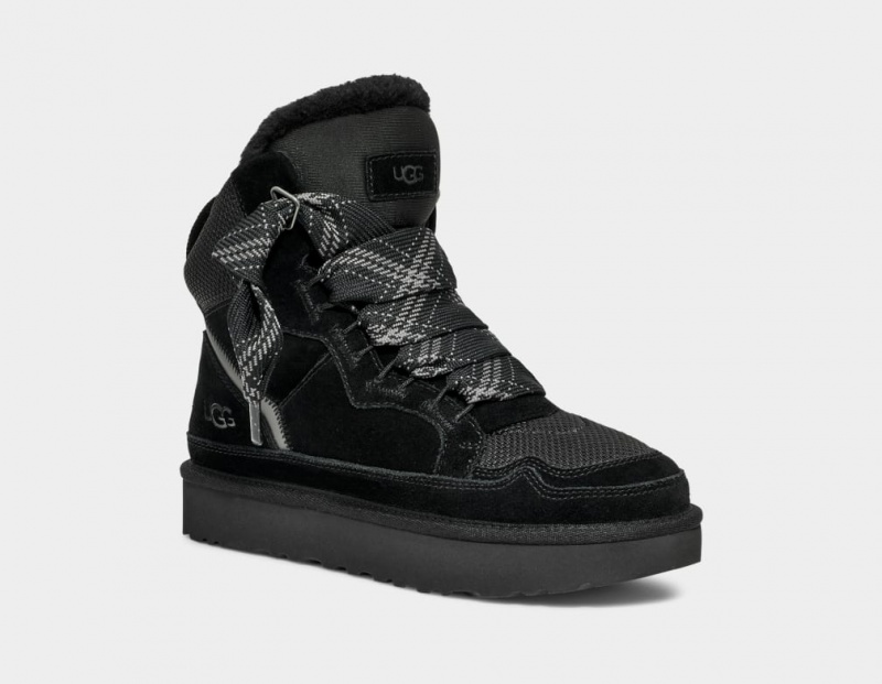 Trampki Damskie Ugg Highmel Czarne | XUJ-015639