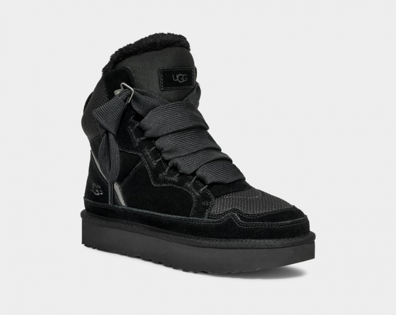 Trampki Damskie Ugg Highmel Czarne | XUJ-015639