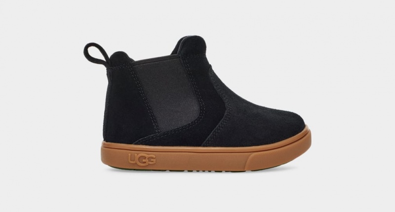 Trampki Dziecięce Ugg Hamden II Czarne | ZFH-350214