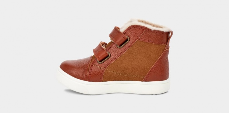 Trampki Dziecięce Ugg Rennon II Brązowe | JLV-328609