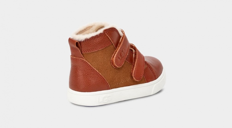 Trampki Dziecięce Ugg Rennon II Brązowe | JLV-328609