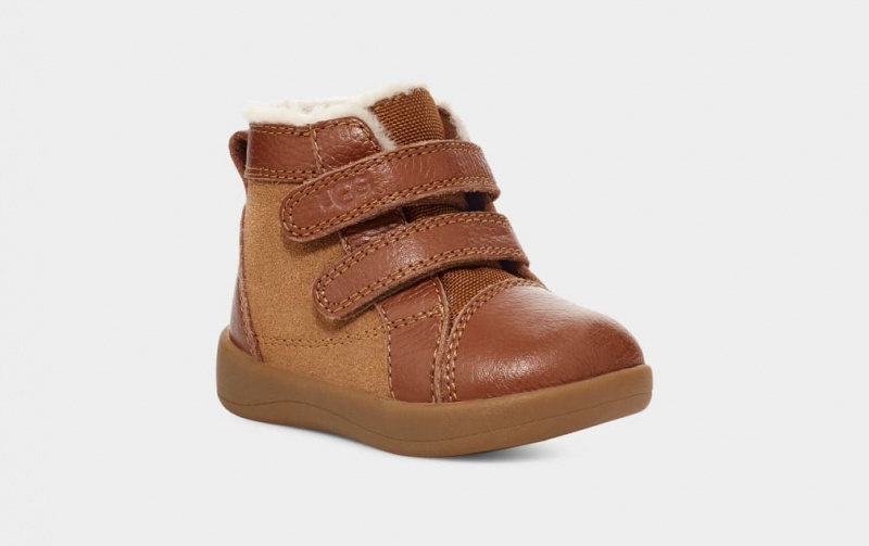 Trampki Dziecięce Ugg Rennon II Brązowe | VAM-315894