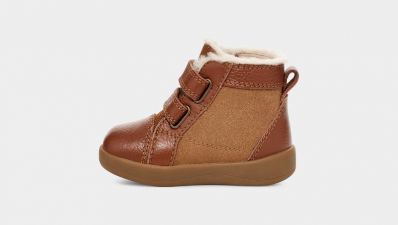 Trampki Dziecięce Ugg Rennon II Brązowe | VAM-315894