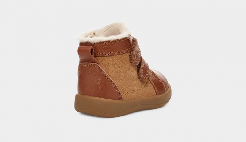 Trampki Dziecięce Ugg Rennon II Brązowe | VAM-315894