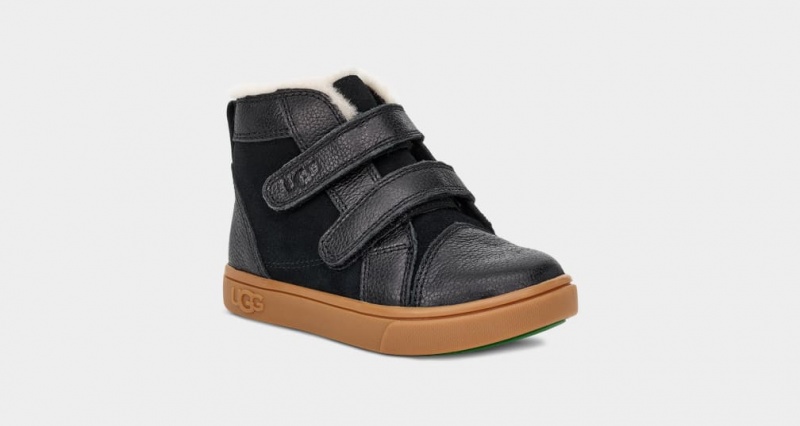 Trampki Dziecięce Ugg Rennon II Czarne | ABJ-298106