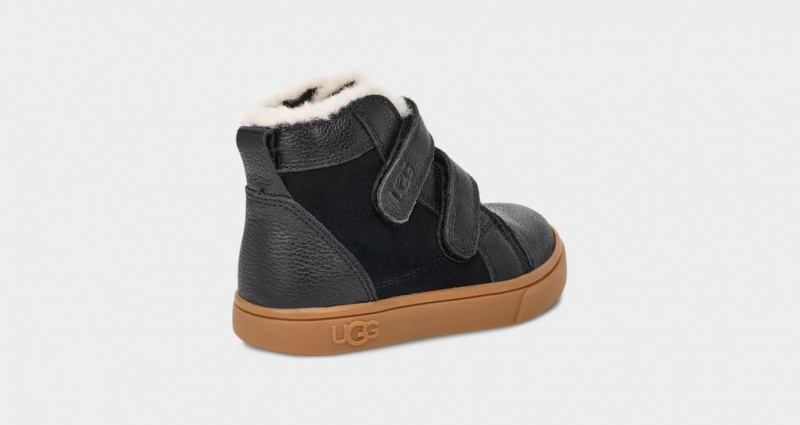 Trampki Dziecięce Ugg Rennon II Czarne | ABJ-298106