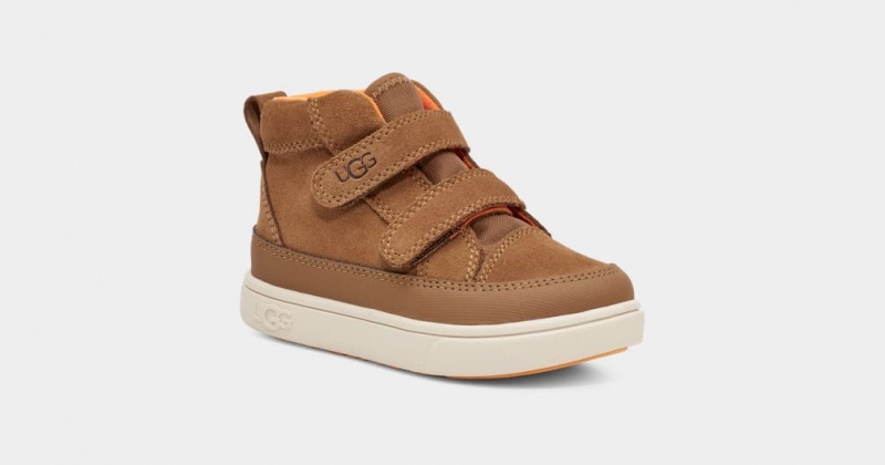 Trampki Dziecięce Ugg Rennon II Weather Brązowe | RSI-685713