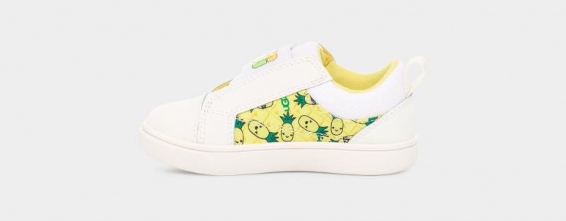 Trampki Dziecięce Ugg Rennon Low Pineapple Stuffie Białe | PJA-436128