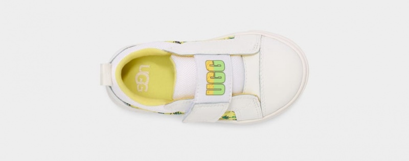 Trampki Dziecięce Ugg Rennon Low Pineapple Stuffie Białe | PJA-436128