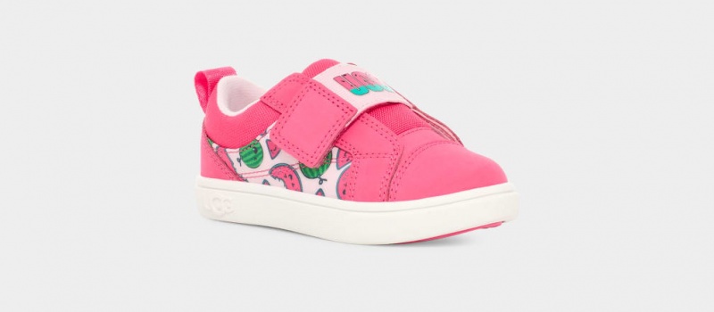 Trampki Dziecięce Ugg Rennon Low Watermelon Stuffie Różowe | MTH-416735