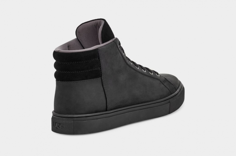 Trampki Męskie Ugg Baysider High Weather Czarne | ACM-967345